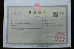 Business License certificate from Ruian Taiyue Electromechanical Co., Ltd.