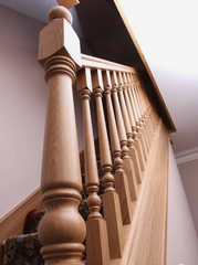 Wooden Staircase Railings 100 + Design Design Panel Position Stairs Material wooden Shape customised Texture Stunning Usage/Application - Image 3