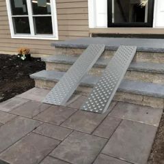 Truck Trailer Loading Ramps ATV Car Ramp Steel Galvanized Ramp - Image 6