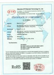 ROSH for IFP certificate from Mitechnic Co., Ltd
