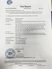 Reach-1 certificate of Shenzhen BEXKOM Electronics Co., Ltd. – certificate photo, supplier certificates section