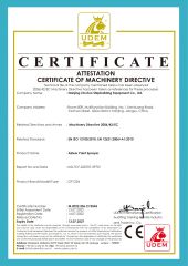 CE certificate from Nanjing Chutuo Shipbuilding Equipment Co., Ltd.