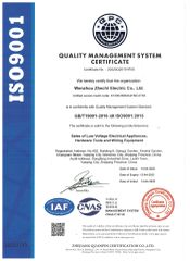 ISO-2 certificate from Wenzhou Zhechi Electric Co., Ltd.