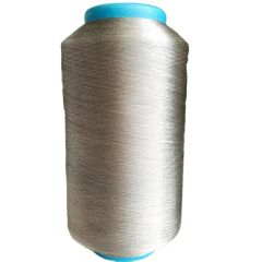 Silver Color 120g Padding Embossed Ultrasonic Yarn Dyed Quilting Nylon Fabric for Winter Clothing - Queen Textile Co., Ltd.