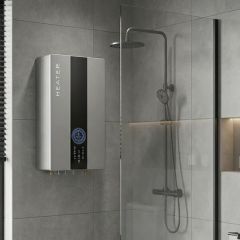 Silver Electric Water Heater with Advanced Overheat Protection Technology - Image 4