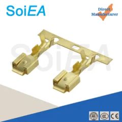 Factory Direct Brass Female Crimp Terminal 6.3mm Copper Terminal Lug Tin Plating Coated Wire Connecting RoHS Automotive - Wenzhou Soiea Electric Co., Ltd.