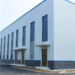 Prefabricated House Large Steel Structure Warehouse with Aluminum Windows - Image 1