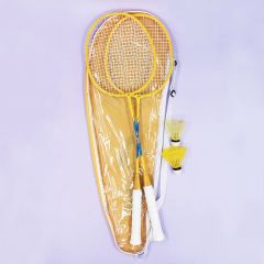 Iron Badminton Rackets 1 Pair Set with Shuttles - Image 6