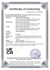 UKCA certificate from Shenzhen Creek Technology Co., Ltd.