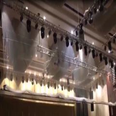 Theater & Concert & Performance Custom Professional Square String-Layered Lighting Projection Voile Scrim Screen - Image 2