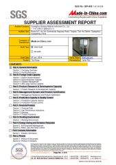 SGS Certificate certificate from Guangzhou Baitang Medical Instrument Co., Ltd.