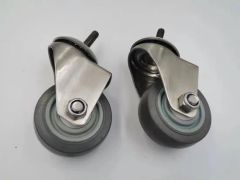 Industrial 3inch Stainless Steel Castor Wheels Size 3inch Origin China HS Code 87168000 Type Rotating Wheel Surface Treatment - Image 2