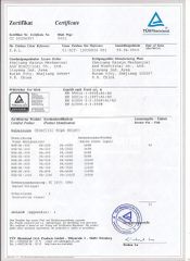 UPDATE CERTIFICATE FOR HOSIT certificate from Zhejiang Kaixun Mechanical and Electrical Co., Ltd.