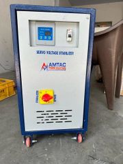 10 Kva Single Phase Servo Stabilizer Usage/Application Industrial, Commercial and Residential Phase Single Phase Cooling Type Air Cooled - Image 1