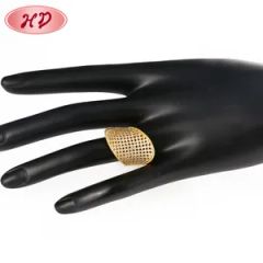 Fashion 18K Gold Color Unique Rings Jewellery Women CZ Rings Color Gold Shape Round Gender Female MOQ 12 Pieces Style - Image 6