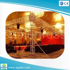 Sgaier Truss Roof System with Blue Canvas for Show OEM Yes Shape Square Color Silver Length 0.5-4m Model NO. SF01 HS Code 76109000 - Guangzhou Sgaier Truss Co., Ltd