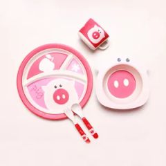 Customized Kids Dinnerware Bamboo Tableware Sets Samples Free Origin China Trademark DAFU Shape Cylinder Bowl Wide Mouth - Image 5