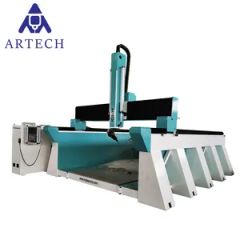 Aluminum Wood Pattern Moulds Making 5axis CNC Router Voltage 380V Inverter Delta CNC or Not CNC Warranty 1 Year Weight 10000kgs - Image 5