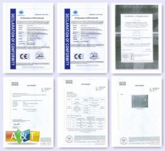 Certificate certificate from A&T GLASS INDUSTRY CO., LIMITED