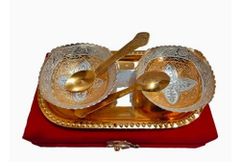 Silver Decorative Items In Metal Color Silver Material Brass Metal Country of Origin Made in India Size/Dimension As per the - Image 3