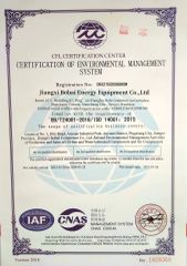 ISO certificate from JIANGXI BOBAI ENERGY EQUIPMENT CO., LTD.