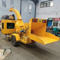 Forestry Machinery Electric Start Wood Chipper Tree Branches Shredder Machine - Image 6