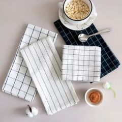 Fast Drying Strong Absorption Cotton Tea Towels Kitchen Dish Washing Cloth - Image 1