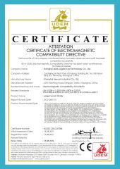 CERTIFICATE of ELECTROMAGNETIC COMPATIBILITY DIRECTIVE certificate from Shanghai Meitu Digital Technology Co., Ltd.