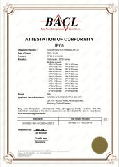 Quality Certificate for Sp Series certificate of Xiamen Kabasi Electric Co., Ltd. – certificate photo, supplier certificates section