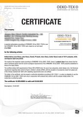 100%POLYESTER KNITTED FABRIC.pdf certificate from QINGDAO KINGSOO GARMENT CO., LTD.