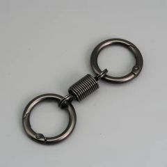 Personality Keychain Lovers Niche Design Sense Pendant Spring Ring Waist Hanging Metal Key Ring Ring Key Chain - Image 3