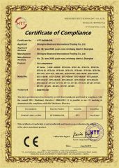 CE Certificate certificate from Shanghai Bestrand Machinery Technology Co., Ltd.
