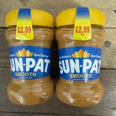 Sun-Pat Peanut Butter for Smooth Spreading on Toast Bagels Crackers and Fresh Bread During Breakfast or Tea Time - Image 3