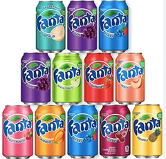 Fanta Orange, Lemon, Exotic & Berry 330ml Cans – Wholesale Soft Drink Assortment - Image 1