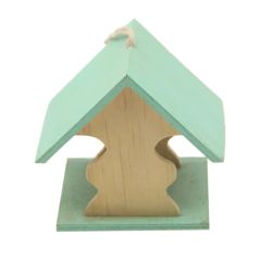 Small Wooden Bird Feeder House - Image 3