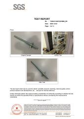 TEST REPORT certificate of Shandong Huayou Steel Co., Ltd. – certificate photo, supplier certificates section