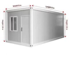 Galvanized Steel Structure Flat Pack Container House Labor Camp Dormitory - Image 6