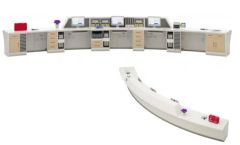 Modern Customized Reception Desk Nurse Station Hotel Commercial Counter - Image 2