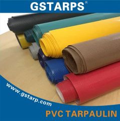 Vinyl Tarp Manufacturer PVC Coated Tarpaulin with Multiple Sizes for Truck Lumber Cover Material 550GSM 650GSM 680GSM Blue PVC Knife Coated Tarpaulin Fabric - Image 5