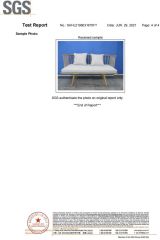sgs mikkle chair test certificate of Qingdao Inurda Furniture Co., Ltd. – certificate photo, supplier certificates section