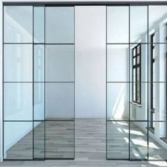 Aluminium Glass Sliding Slim Partition Design Simple Brand Corinzo Material Glass Open Style Sliding Country of Origin Made in - Image 4