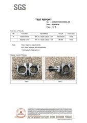 Swivel Report-2 certificate from Taizhou Nexus Import and Export Co., Ltd.