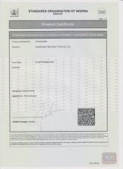 Soncap certificate certificate of SHANDONG PRESTONE TYRE CO., LTD. – certificate photo, supplier certificates section