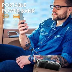 an 80W Emergency Device: Jump Starter, Tire Inflator, and Power Bank - Image 6