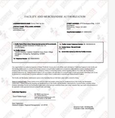 Disney certificate from Dongguan Jiehao Technology Co., Ltd.