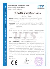 ce certificate of Taizhou Haifeng Machinery Manufacturing Co., Ltd. – certificate photo, supplier certificates section