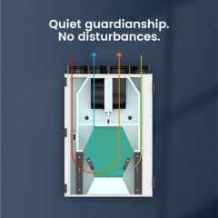 Customizable Wall Mounted Heat Recovery Ventilator for Sustainable Energy Recovery - Image 1