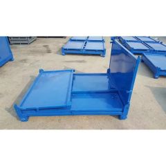 European Zinc-Plated Rectangular Metal Storage Container for Transport - Image 2