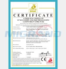 labeling machine CE certification certificate of Hunan Migrand Machinery Technology Co., Ltd. – certificate photo, supplier certificates section