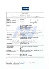 SASO certificate certificate from Shenzhen Asenware Test and Control Technology Co., Ltd.